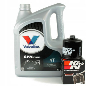 Olej Valvoline Synpower 10w40 4l + Filtr Oleju Kn