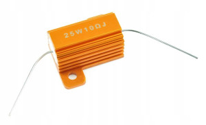 Rezystor opornik drutowy 25 W 10 Ohm
