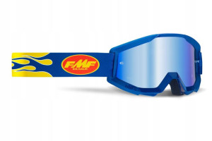 Fmf 100% Gogle Powercore Flame Navy Blue Lustrzane