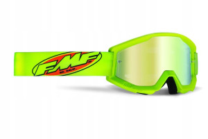 Fmf 100% Gogle Powercore Core Fluo Żółte Lustrzane