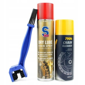 Smar czyszczenia łańcucha szczotka S100 DRY LUBE