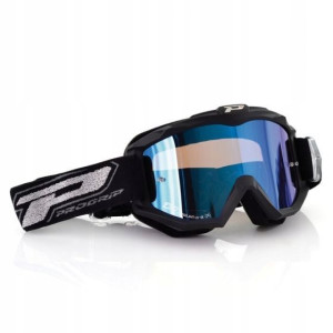 Gogle Pg3204 Dark Side Czarny Mat Lustro Niebieski