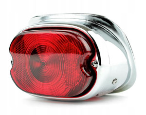 Lampa Tylna Z Podświetleniem Tablicy Harley Chrom