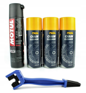 Spray smar szczotka czyszczenia łańcucha MANNOL XL