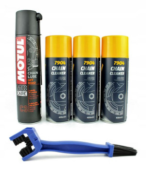 Spray smar szczotka czyszczenia łańcucha MANNOL XL
