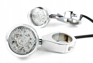 Kierunkowskazy Led Przód Harley Davidson Chrom