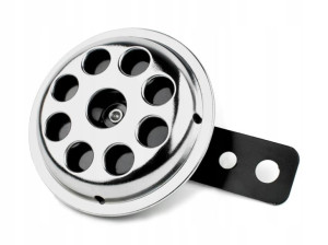 Sygnał Dźwiękowy Klakson 6v 70mm Otwory Chrom