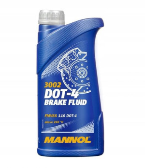 Mannol Brake Fluid Dot-4 1l Płyn Hamulcowy