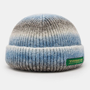 Unisex Czapka Z Czaszką Z Dzianiny Tie-Dye Kolor G