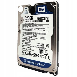 Dysk Wd 320gb Wd3200bpvt 5,4k 8mb Sata Ii 2,5'' N