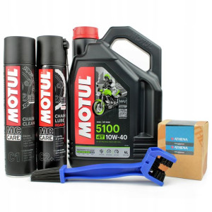 MOTUL 5100 MA2 chain C2+ smar C1 szczotka łańcucha