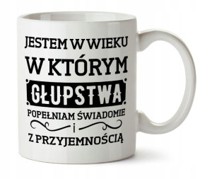 Kubek Z Nadrukiem Napisem Prezent Na Urodziny