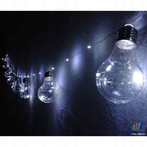 Girlanda Led 10 Ze Świecącym Sznurem Zimna B. 3,8M