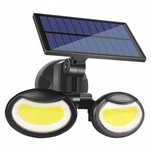 Lampa Solarna Cob Czujnik Ruchu I Zmierzchu 10 W