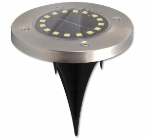 Lampa Solarna Led 16Xsmd Wbijana Ogrodowa Nie Wyma