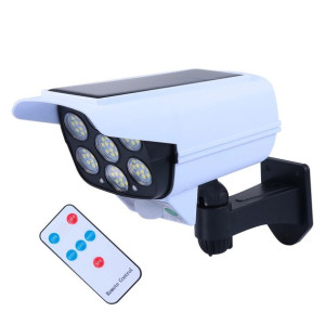 Reflektor Solarny Z Czujnikiem Pir Lampa Solarna Z Pilotem 77 Diod Led