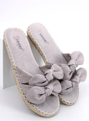 Klapki damskie szare LL-119 GREY 38