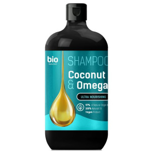 Bio Naturell Szampon z olejem kokosowym i Omega 3 do włosów 946ml