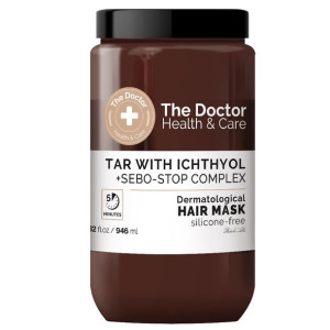 The Doctor Health & Care maska do włosów przeciw przetłuszczaniu Dziegieć