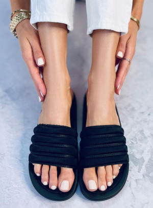 Klapki damskie MINNO BLACK 37