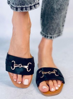 Klapki damskie GALLERY BLACK 39
