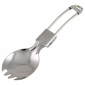 Składany Spork Łyżka Widelec Ze Stali Nierdzewnej