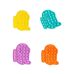 Nowy Wielokolorowy Popits Fidget Push Bubble Senso