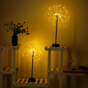 100 Led Dandelions Lampa Usb Fajerwerk Nocne Świat