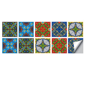 10X10 / 15X15 / 20X20Cm Płytki Ścienne Naklejki Ku