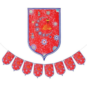 8 Sztuk Ramadan Mubarak Arabski Trznadel Islamska