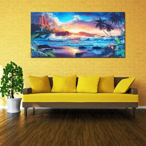 Home Decor Obrazy Na Płótnie Wall Art Modern Sunse