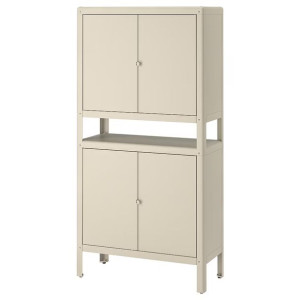 IKEA KOLBJORN Szafka ogrodowa beżowy, 80x161 cm