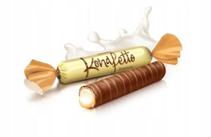Cukierki Roshen Konafetto Bianco rurki waflowe 1kg