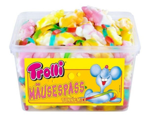 ŻELKI TROLLI Myszy Pianko-Żelki 75 SZT.