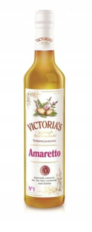 Syrop barmański AMARETTO do kawy 490ml Victoria's