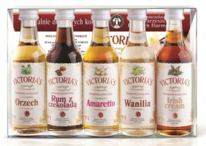 Syrop barmański Victoria's MIX 5x50ml syrop do kaw