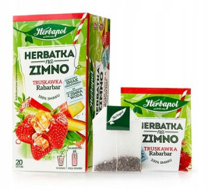 HERBAPOL Herbatka na zimno Truskawka Rabarbar 20tb