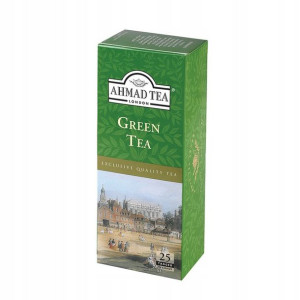 Herbata Ahmad LONDON GREEN TEA 25tb z zawieszką