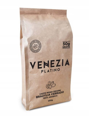 Kawa ziarnista Świeżo palona VENEZIA Platino 550g