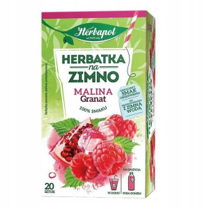 HERBAPOL Herbatka na zimno Malina Granat 20tb