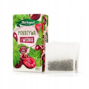 Herbapol herbata POKRZYWA z wiśnią