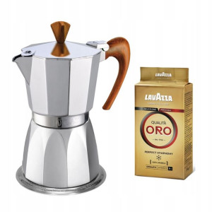 Kawiarka G.A.T. (3tz) + Lavazza Oro 250g – Zestaw