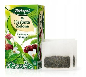 Herbapol herbata zielona kwitnąca wiśnia
