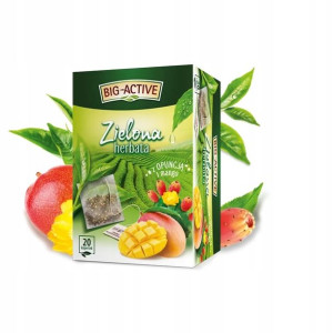BIG ACTIVE Herbata zielona z opuncją i mango