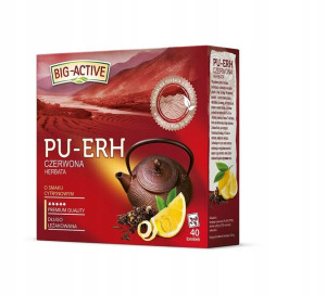 Herbata czerwona Pu-Erh z cytryną 40 tb