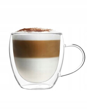 Szklanki termiczne do kawy Latte 250 ml 2sztuki