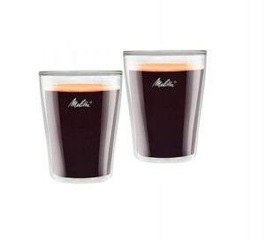 Szklanki termiczne 200ml podwójne szkło Melitta x2
