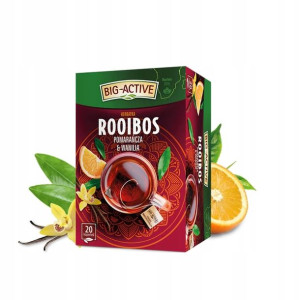 BIG ACTIVE Harbatka Rooibos Pomarańcza Wanilia