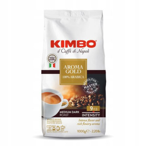Kawa ziarnista Kimbo AROMA GOLD 100% Arabica 1kg