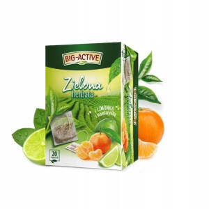 Herbata Zielona Mandarynka Limonka Big Active